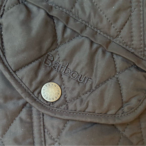 Women’s Black Barbour Millfire Diamond-Quilted Jacket, size: UK: 10. US: 6 - Picture 3 of 5